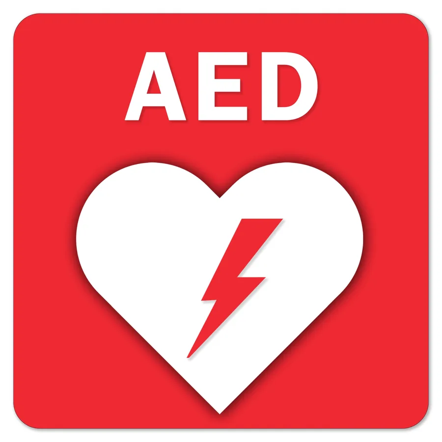 Defibrillator Sign — First Aid Signs safety sign