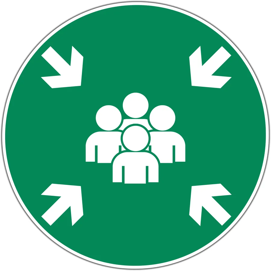 Assembly Point Sign — Exit & Evacuation safety sign