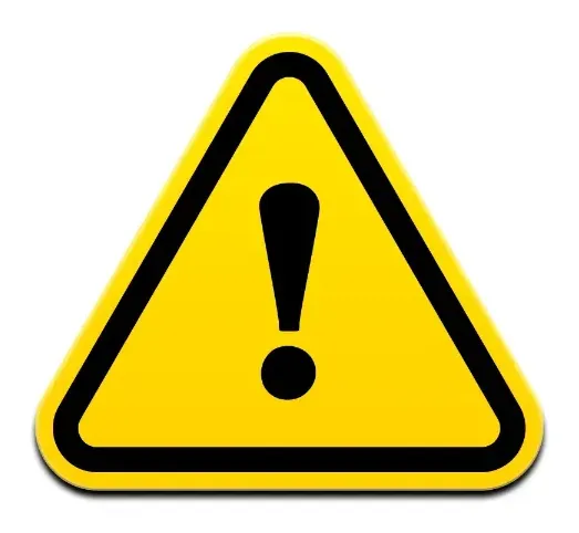 Caution Triangle Icon — Warning Signs safety sign