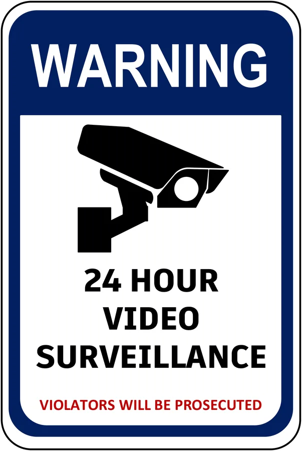 CCTV Prosecution Sign — Warning Signs safety sign