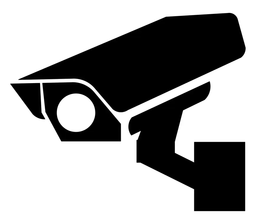 CCTV Camera Icon — Warning Signs safety sign