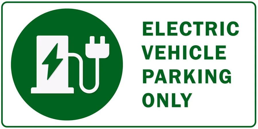 EV Parking Only — Electrical Safety safety sign