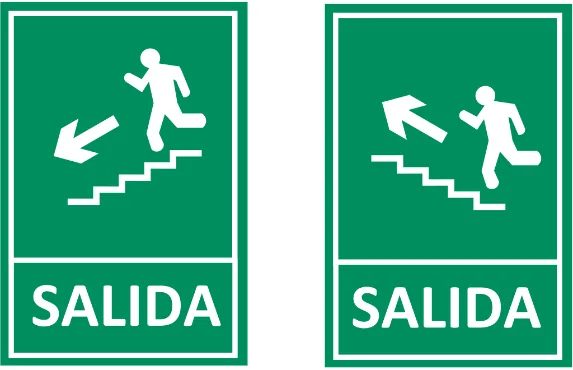 Salida Exit Signs — Exit & Evacuation safety sign