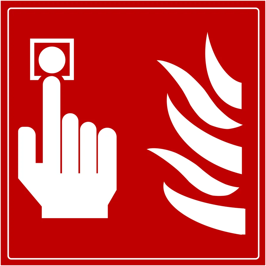 Fire Alarm Point — Fire Safety safety sign