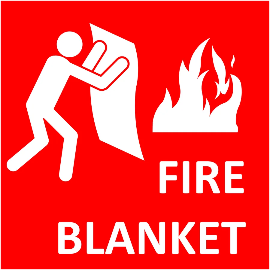 Fire Blanket Point — Fire Safety safety sign