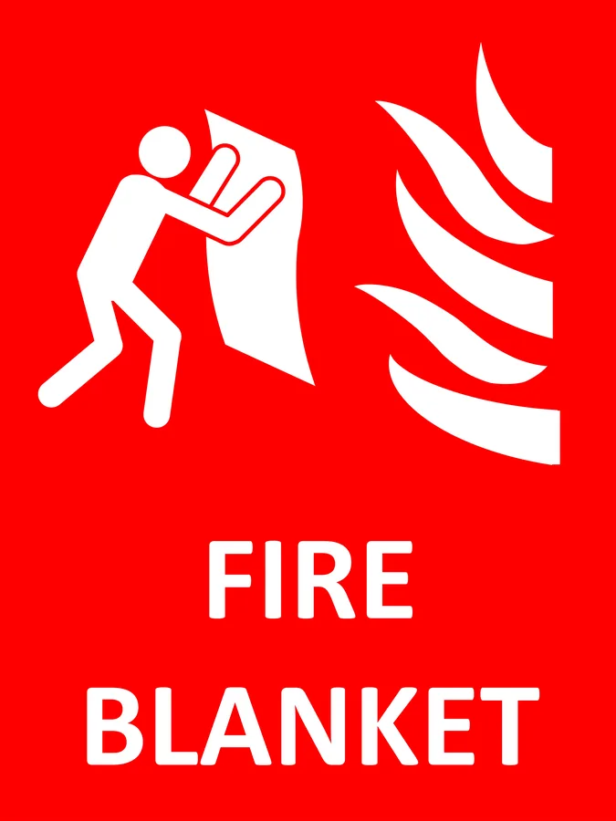 Fire Blanket Sign — Fire Safety safety sign