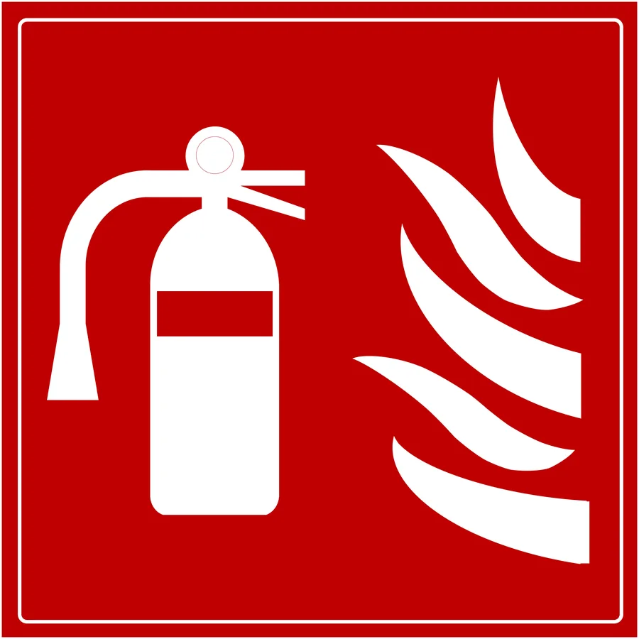 Fire Extinguisher — Fire Safety safety sign