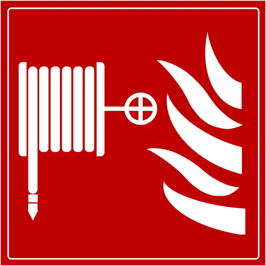 Fire Hose Reel — Fire Safety safety sign