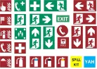 Fire Safety Icon Grid — Fire Safety safety sign
