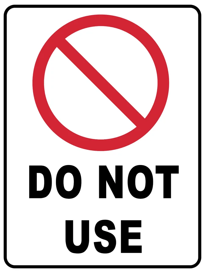 Generic Prohibition — Prohibition Signs safety sign