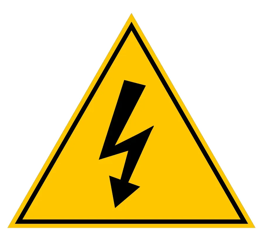High Voltage Triangle — Electrical Safety safety sign