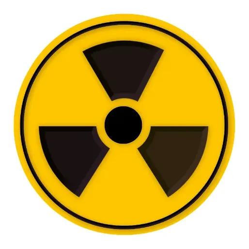 Ionizing Radiation — Hazard Signs safety sign