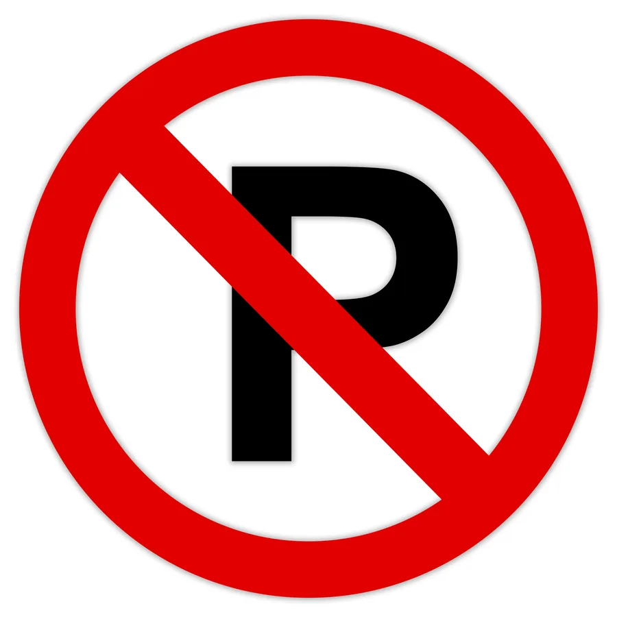 No Parking Sign — Prohibition Signs safety sign