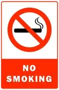 No Smoking Sign — Prohibition Signs safety sign