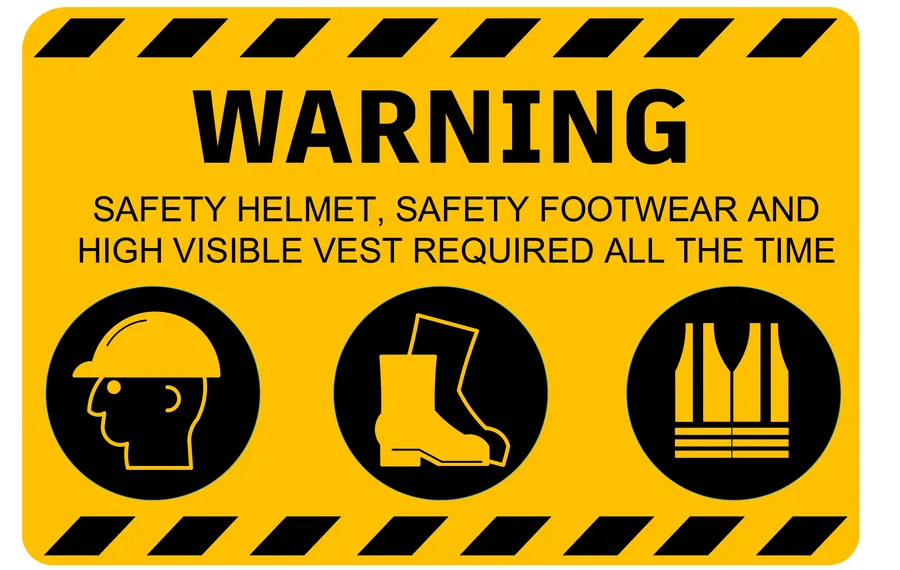 PPE Required Notice — PPE Signs safety sign