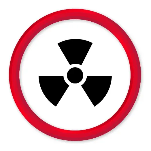 Radiation Circle Sign — Hazard Signs safety sign