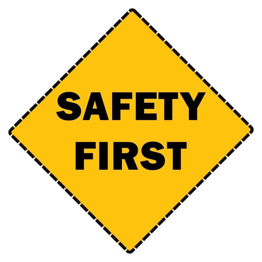 Safety First Sign — Workplace Safety safety sign