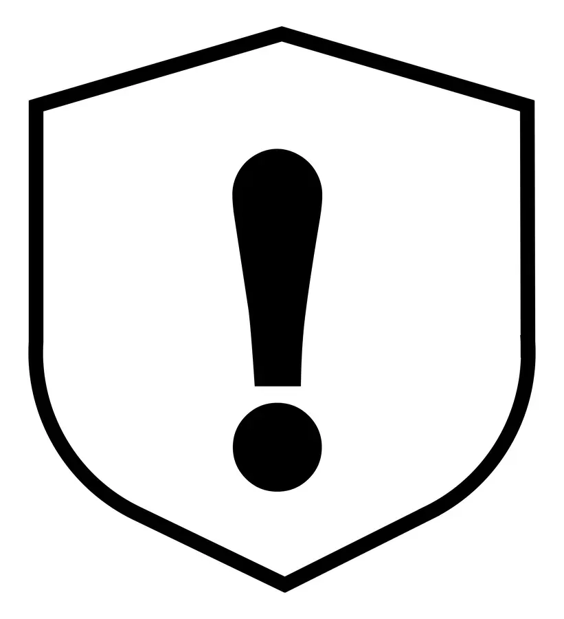 Security Alert Icon — Warning Signs safety sign