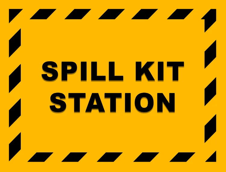 Spill Kit Station — Hazard Signs safety sign