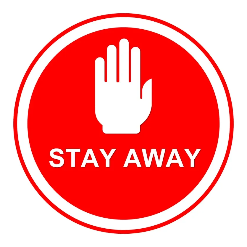 Do Not Approach — Prohibition Signs safety sign
