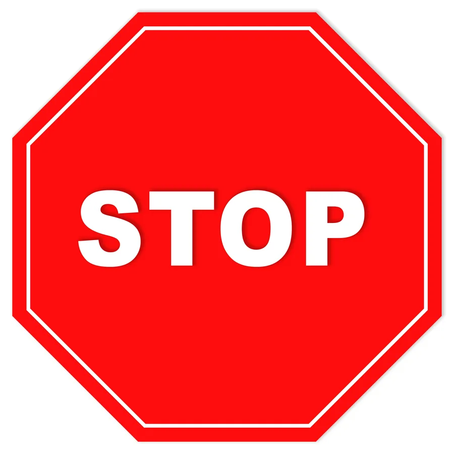 Stop Sign Octagon — Prohibition Signs safety sign