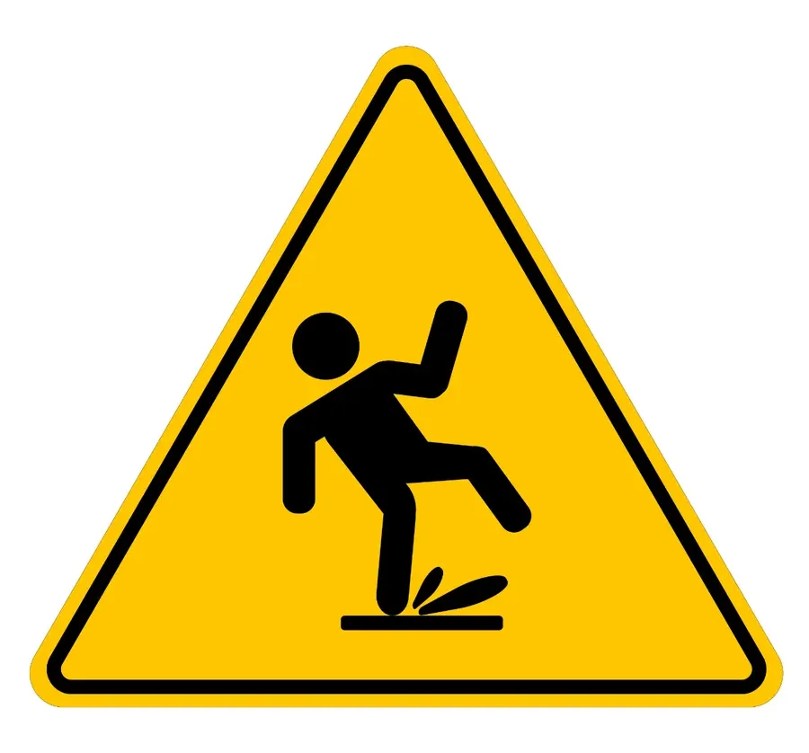 Wet Surface Triangle — Warning Signs safety sign